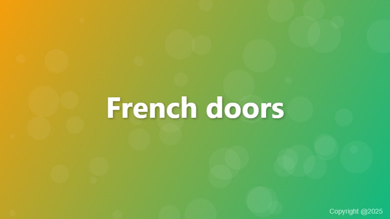 French doors
